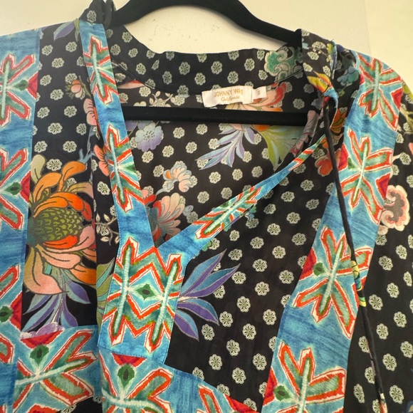 Johnny Was caftan - flowing and fits larger persons - Picture 1 of 5